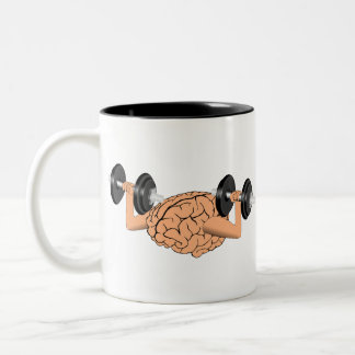 Taza Bicolor Ejercite el cerebro