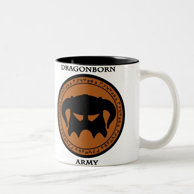 Taza Bicolor Ejército de Dragonborn (Derecha)