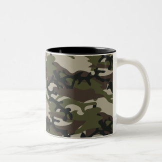 Taza Bicolor Ejército de Woodland Camo