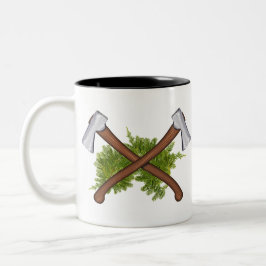 Taza Bicolor ejes de cruce de buques