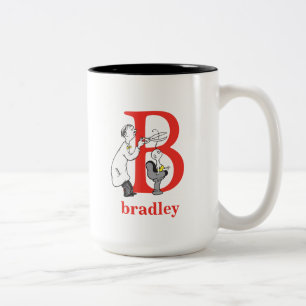 Taza Bicolor El ABC de Dr. Seuss: Letra B - Rojo   Agrega tu no