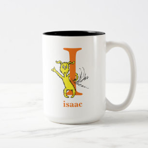 Taza Bicolor El ABC de Dr. Seuss: Letra I - Naranja Agrega tu