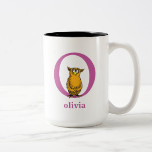 Taza Bicolor El ABC de Dr. Seuss: Letra O - Morado   Agrega tu 