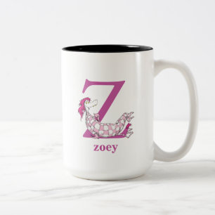 Taza Bicolor El ABC de Dr. Seuss: Letra Z - Púrpura   Agrega tu
