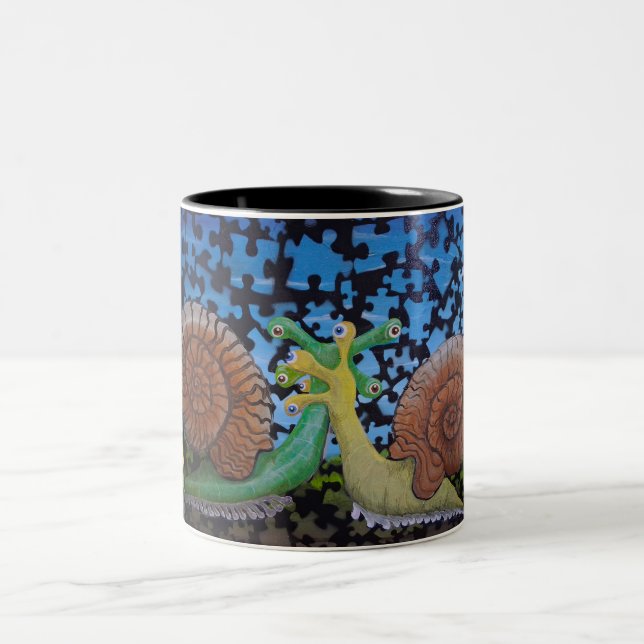 Taza Bicolor El abrazo (Centro)