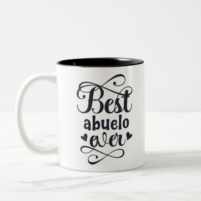 Taza Bicolor el abuelo amable sabiduria condona la felicidad (Izquierda)