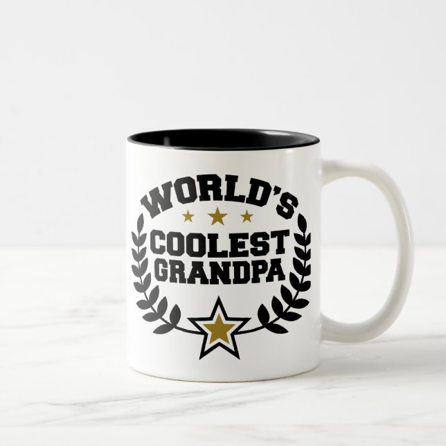 Taza Bicolor El abuelo más frío del mundo (Derecha)