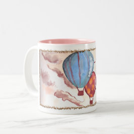 Taza Bicolor El aire que respiro por AnyaC