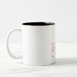 Taza Bicolor El ajedrez me hace feliz humor regalo gracioso