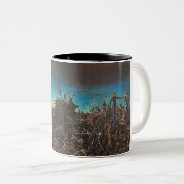 Taza Bicolor El alamo al amanecer (Anverso derecho)