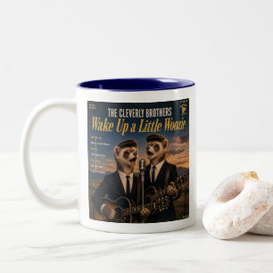 Taza Bicolor El Álbum de los Hermanos Cleverly: una parodia
