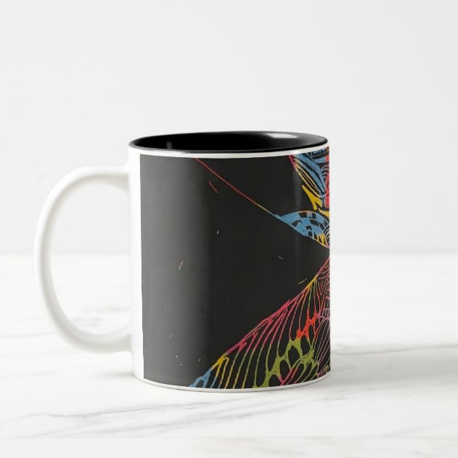Taza Bicolor El alma y el espíritu colisionan (Izquierda)