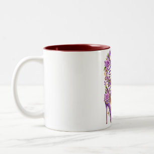 Taza Bicolor El amor de Dios hace que los cumpleaños sean hermo