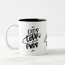 Taza Bicolor El amor de papá nunca termina