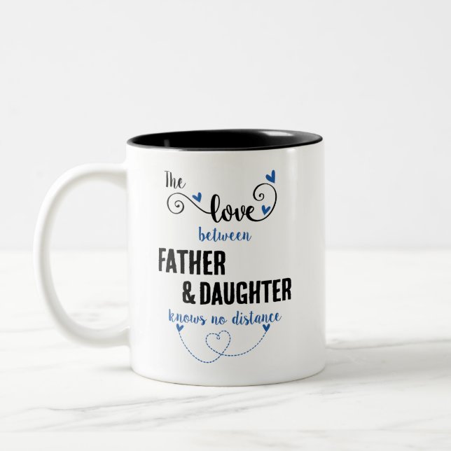 Taza Bicolor El amor entre padre e hija (Izquierda)