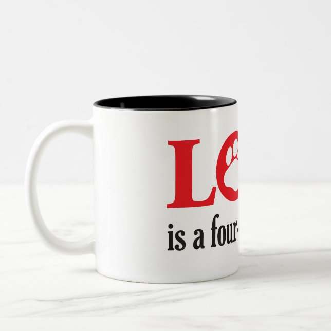 Taza Bicolor El amor es (Izquierda)