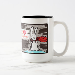 Taza Bicolor El amor es mi superpotencia
