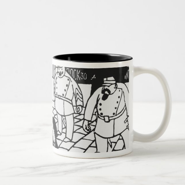 Taza Bicolor El anarquista, 1892 (Derecha)