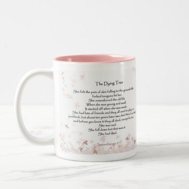 Taza Bicolor El árbol de muerte (Izquierda)