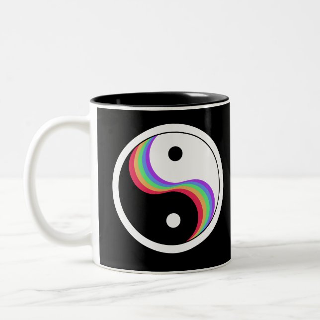 Taza Bicolor El arcoiris de Yang (Izquierda)