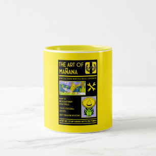 Taza Bicolor El arte de la dilación - Mañana