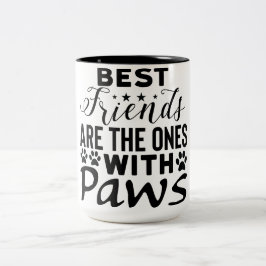 Taza Bicolor El arte del perro positivo | Cita motivacional