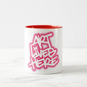 Taza Bicolor El arte vive aquí