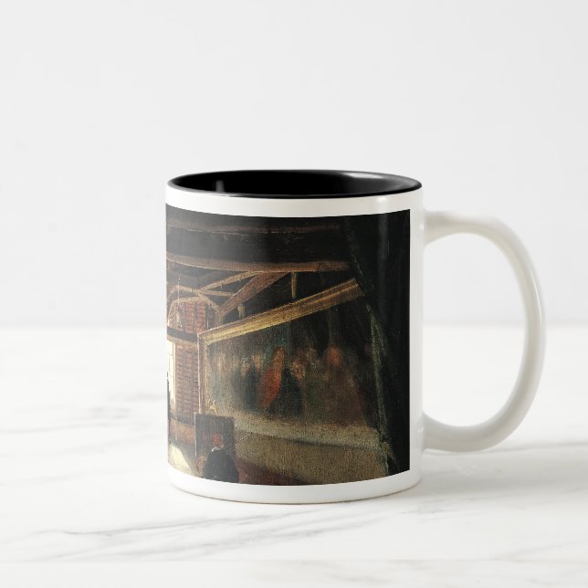 Taza Bicolor El ático de un museo (Derecha)