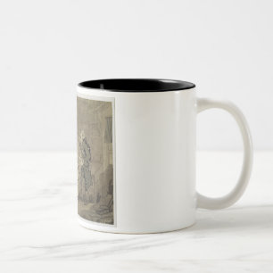 Taza Bicolor El autor y su editor, 1784 (lavado gris y