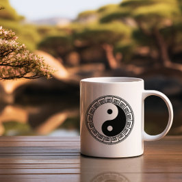 Taza Bicolor El balance: Ba Gua, ocho trigramos en yang TCM