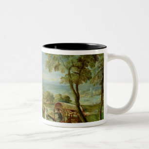 Taza Bicolor El bautismo del eunuco etíope