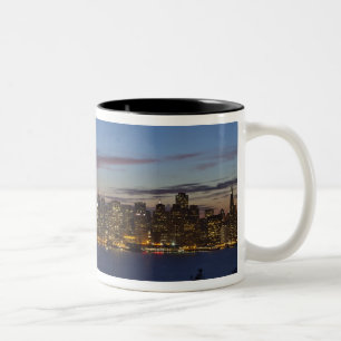 Taza Bicolor El Bay Bridge desde Treasure Island
