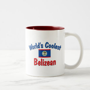 Taza Bicolor El beliceño más fresco