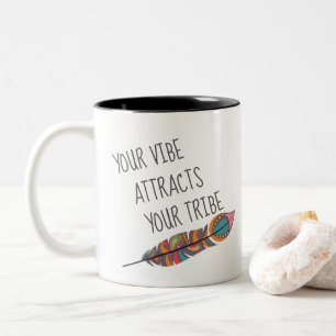 Taza Bicolor El bohemio su ambiente atrae su cita de la tribu