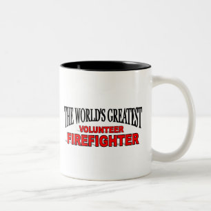 Taza Bicolor El bombero voluntario más grande del mundo