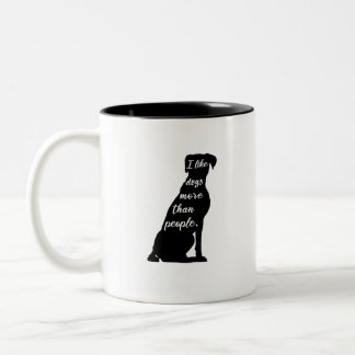 Taza Bicolor El boxeador I tiene gusto de perros más que diseño
