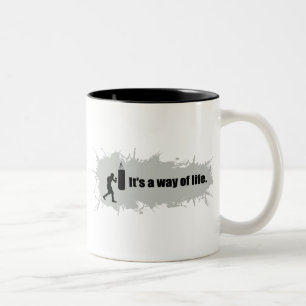 Taza Bicolor El boxeo es una manera de vida