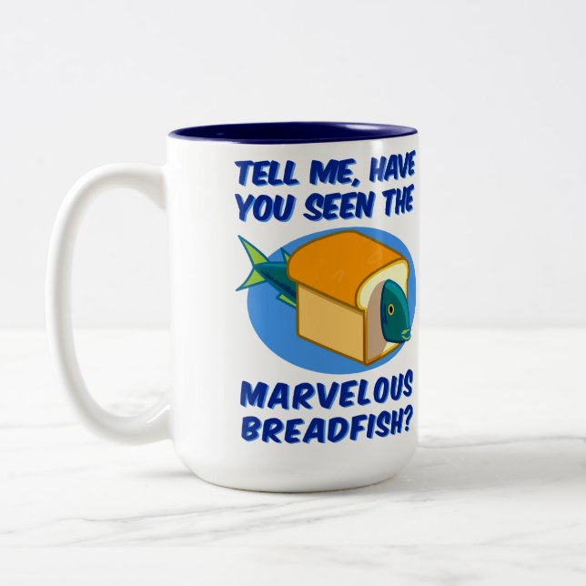 Taza Bicolor El Breadfish maravilloso (Izquierda)