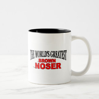 Taza Bicolor El Brown más grande Noser del mundo