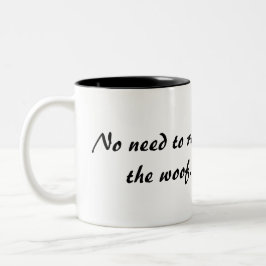 Taza Bicolor El Bulldog francés no tiene necesidad de perder