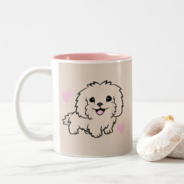 Taza Bicolor El café bliss perro amante del Mascota