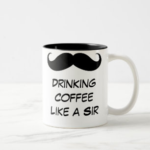 Taza Bicolor El café de consumición tiene gusto de un sir