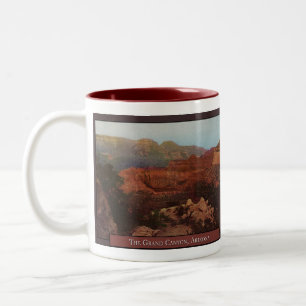 Taza Bicolor El café del Gran Cañón