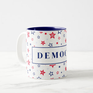 Taza Bicolor El café demócrata