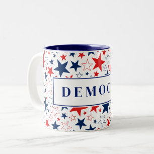 Taza Bicolor El café demócrata