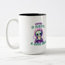 "El café es siempre una buena idea" Alien Mug 15oz