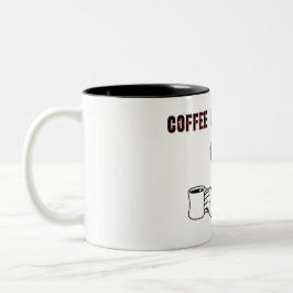 Taza Bicolor El café está llamando.