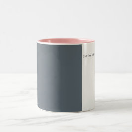 Taza Bicolor El café me hace poop rainbows unicornio mug