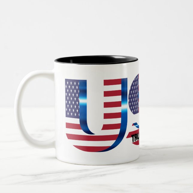 Taza Bicolor El café presidencial de Trump 2024 (Izquierda)