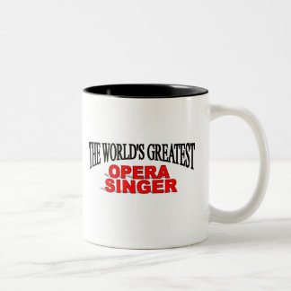 Taza Bicolor El cantante más grande de la ópera del mundo